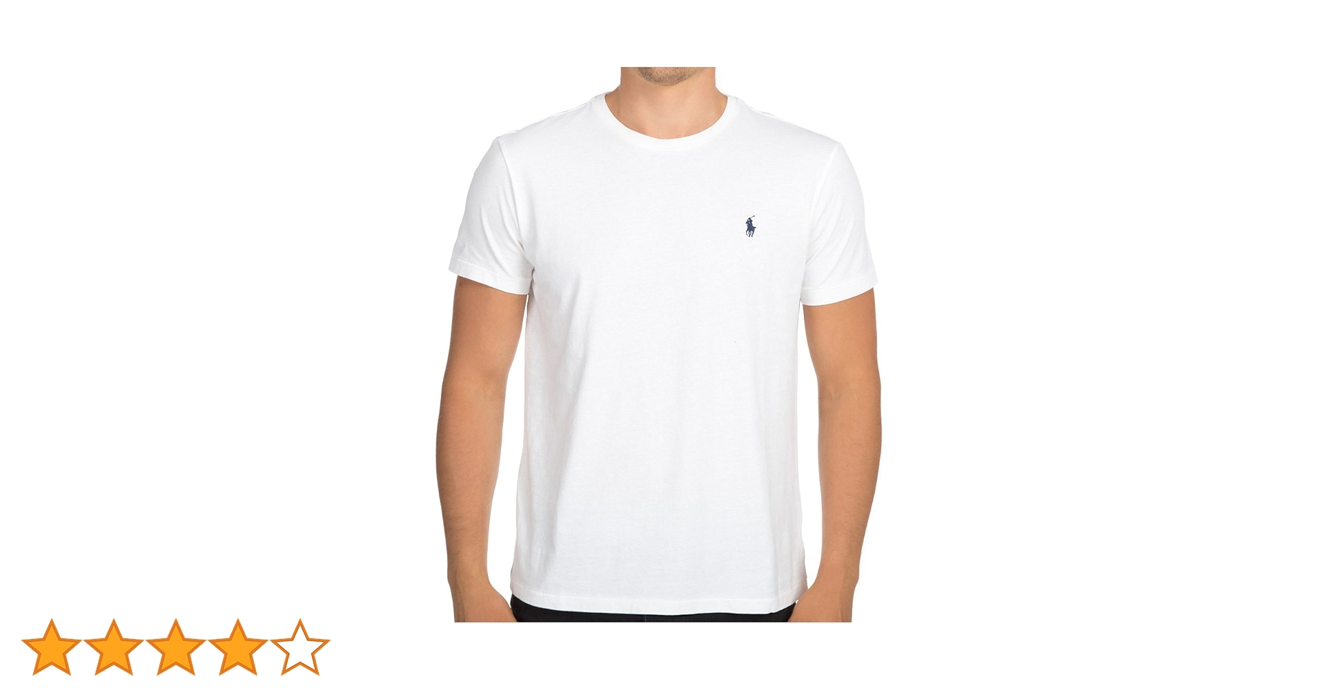 Polo Ralph Lauren Men's Crew Neck T-Shirt (L, White